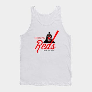 Retro Mission Reds California Baseball 1926 Tank Top